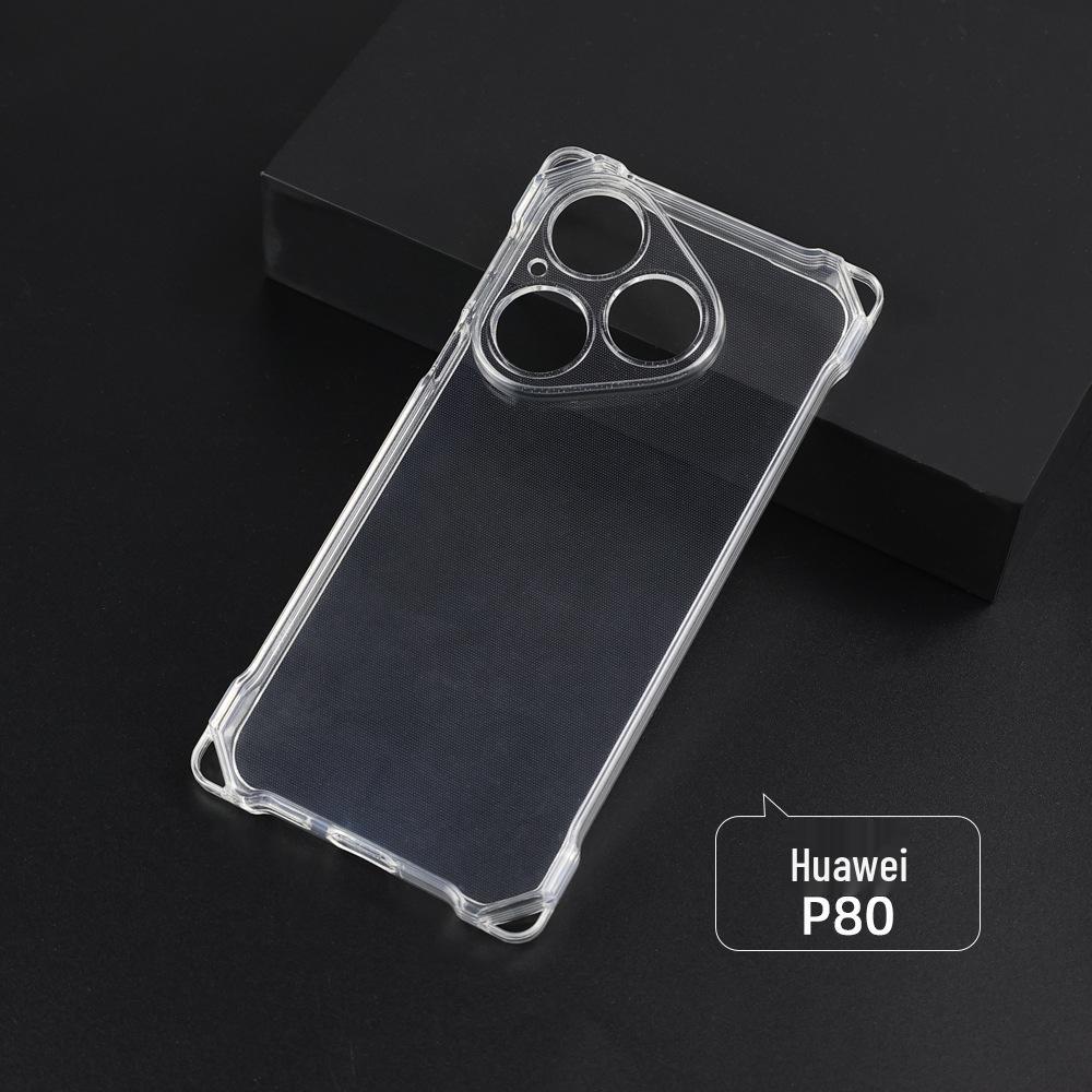Huawei P80 Ultra Transparent Lanyard Case with Airbag Drop Protection