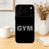 Gym Bodybuilding Never give up Phone Case Silicone black Soft For IPhone 17,16,15,14,13,12,11,SE,Plus Pro Max