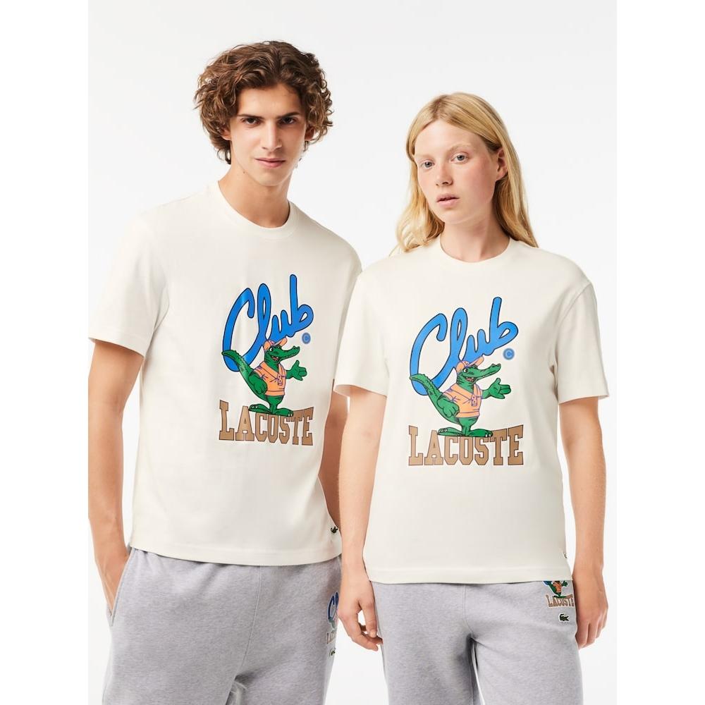 

Lacoste Мужская футболка с коротким рукавом с талисманом TH6278 53N 70V Q2NTH6278 53N70V