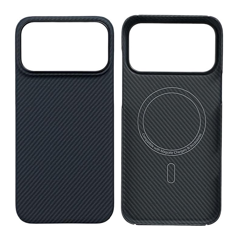 iPhone 17 Pro Kevlar Aramid Fiber Magnetic Case - Fingerprint Resistant