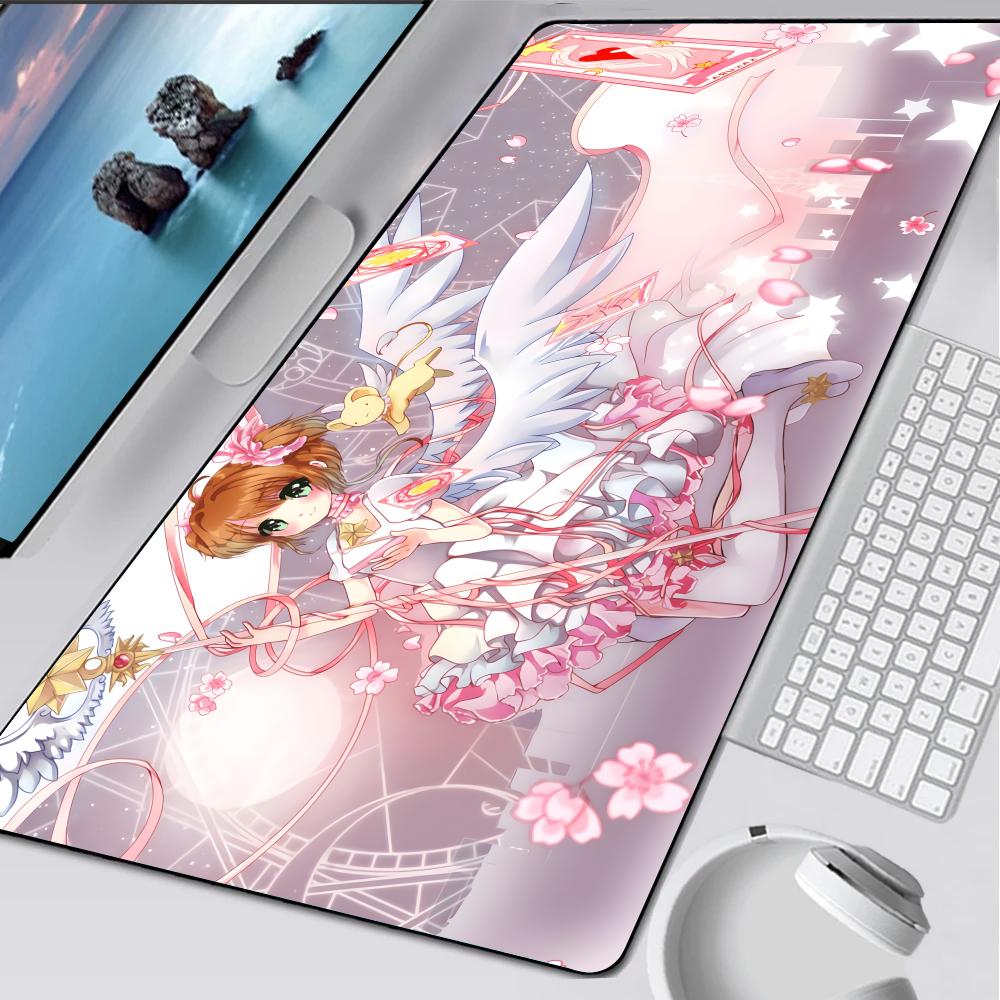 C-Card C-Captor Sakura Mouse Pad Rubber Mat Laptop Xxl Mousepad Notebook Gamer Computer Table Gaming Accessories