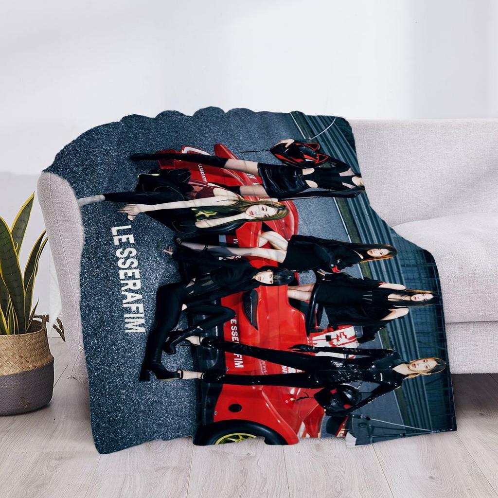 Couverture de canapé Le Serafim Couvertures douces et moelleuses Maison et décoration Jeté Lit Genou Personnalisé Anime Luxe Jetés Mignon pour enfants