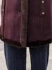 Women's Faux Leather and Fur Jacket with Fur Collar, Warm Thickened Coat for Middle-Aged & Elderly, 2025 New Style