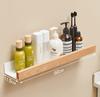 Solid Wood White Bathroom Shelf Corner Shelf Shower Shampoo Cosmetic Shelves Kitchen Storage Rack Bathroom Accessories