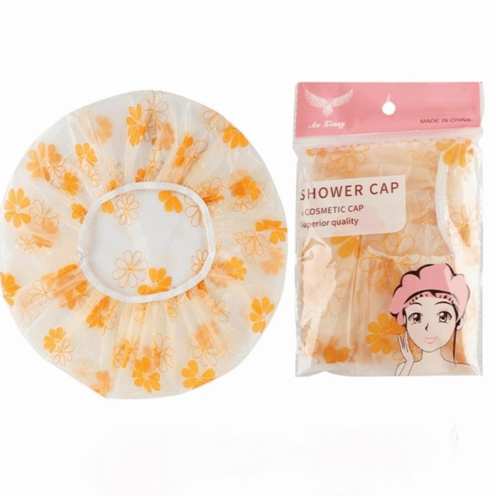 Dustproof Shower Cap Oil-proof Dry Hair Cap Durable Waterproof Bathing Cap Long Hair Shower