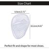 2 Pairs Half Cushion Insoles, Plantar Cushion Insoles, Silicone Forefoot Pad