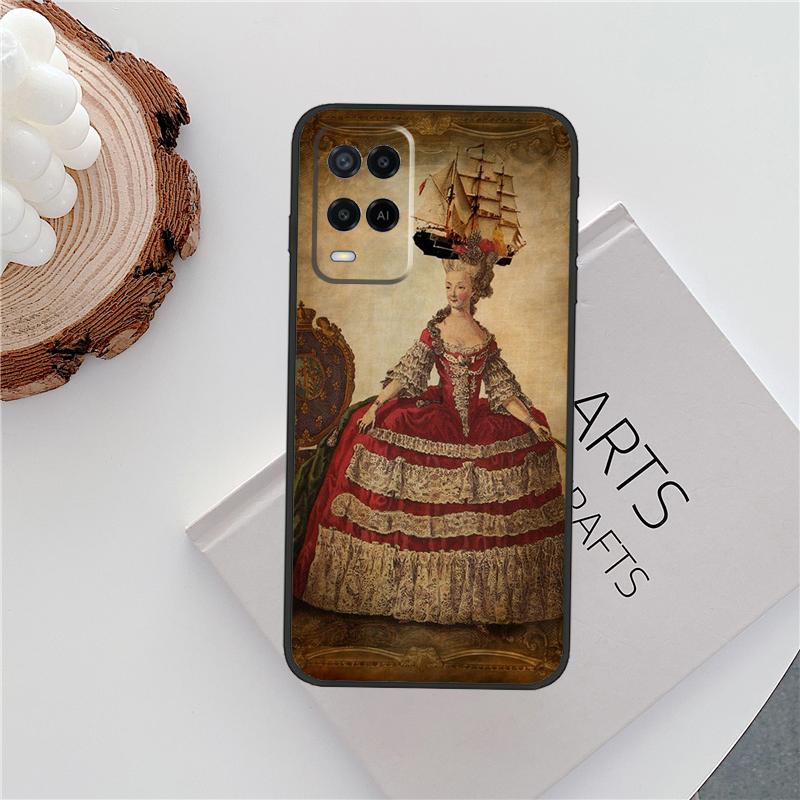 Marie Antoinette Case For Oppo A15 A80 A60 A40 A94 A54 A98 A78 A18 A38 A58 A16 A76 A96 A17 A77 A74 A57S Cover