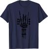 Rock & Roll Skeleton Design Guitar Music Lovers Gift T-Shirt Unisex T-Shirt