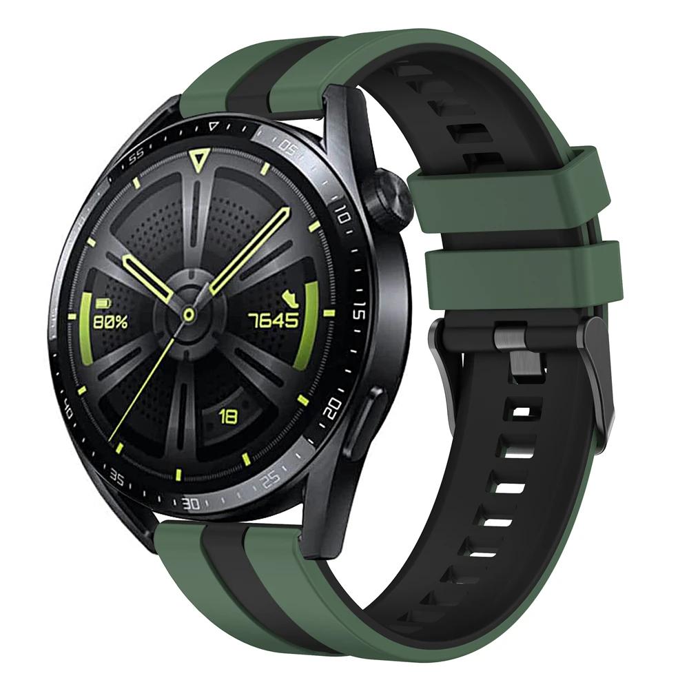 22mm 20mm Silikonarmband für HUAWEI WATCH GT 5 Pro 46mm Band GT5 GT 4 3 42mm HONOR Magic Watch 4 GS Pro ES Ersatzarmband