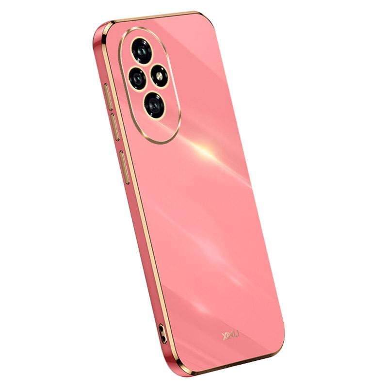 XINLI For Honor 200 5G TPU Case Phone Cover Electroplating Golden Edge