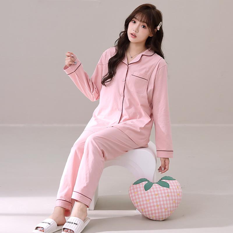Cotton Postpartum Clothing Four Seasons Type A Breastfeeding Sleepwear Outerwear Home Clothes Pregnant Women's Set