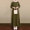 ZANZEA Women 3/4 Sleeve Blouse and Long Skirts Vintage Two Piece Suit Sets