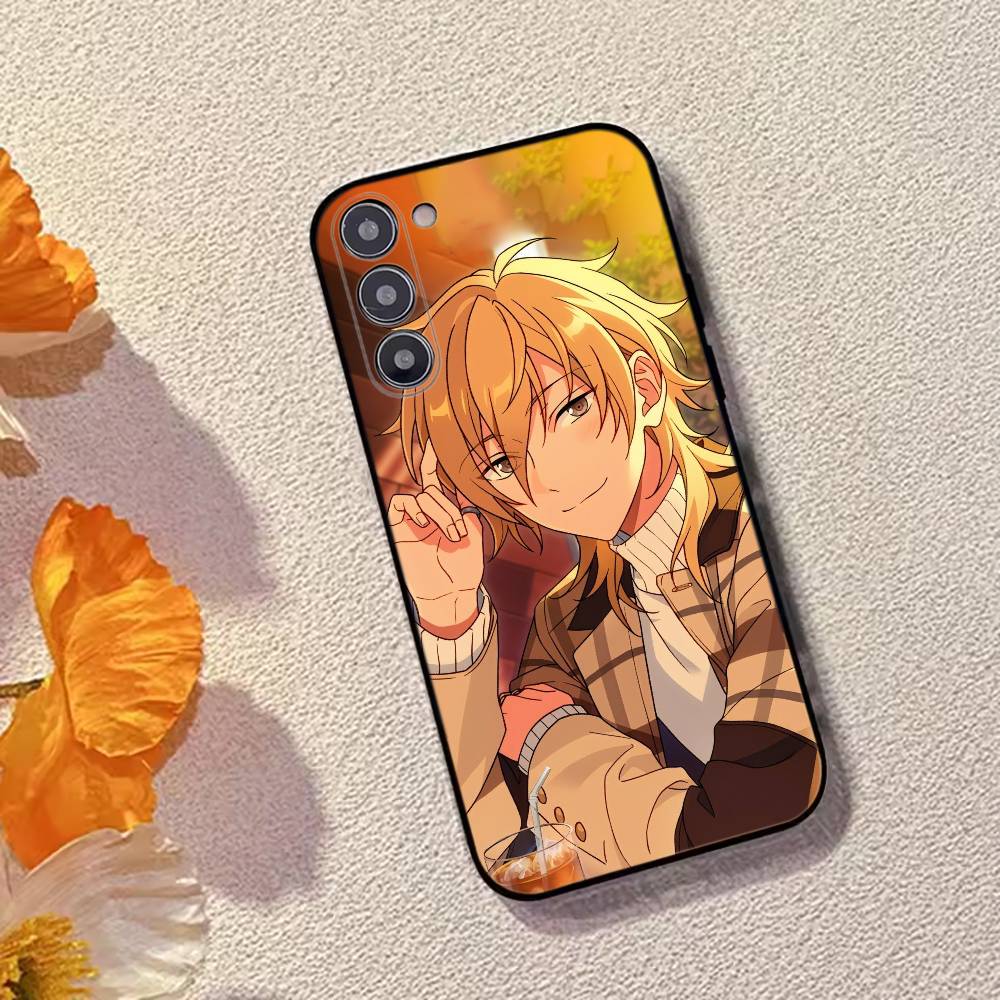 Ensemble Stars Game Hakaze Kaoru Phone Case Black Silicone Soft For Samsung Galaxy A73,A72,A71,A70,A53,A52,A51