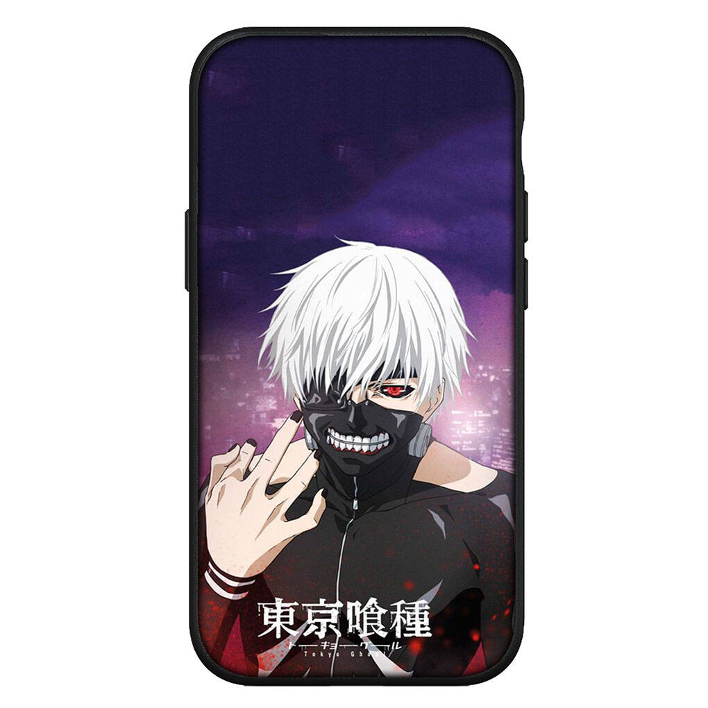 

Чехол для iPhone 17 16 15 Xiaomi Poco Redmi Note 14 13 12 11 Pro 16e Samsung Galaxy S25 S24 S23 OPPO Huawei Мультяшный Токийский гуль Кен Канеки Чехол для телефона for Samsung Galaxy S21 Fe экрю