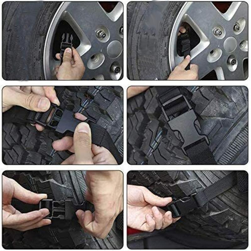 Multifunction Spare Tire Storage Bag with adjustment Straps Heavy Duty Fabric Organizes Large Bag for Outdoor enthusiast