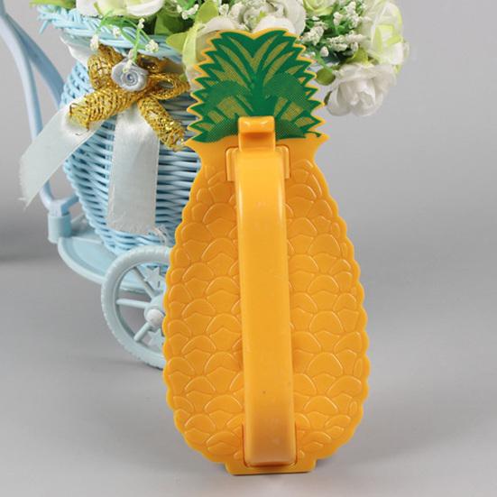 Kráječ na ananas Snadno se čistí Ostrý Přenosný Roztomilý tvar Lehký Odstraňte jádro ananasu Nerezový Nastavitelný Inovativní škrabka na ananas