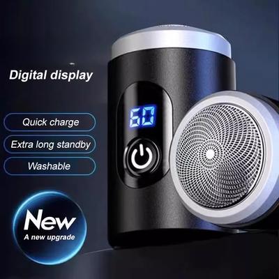 Men's Electric Shaver Is Easy To Disassemble and Clean and The LED Power Display Can Be Carried Easily and Easily