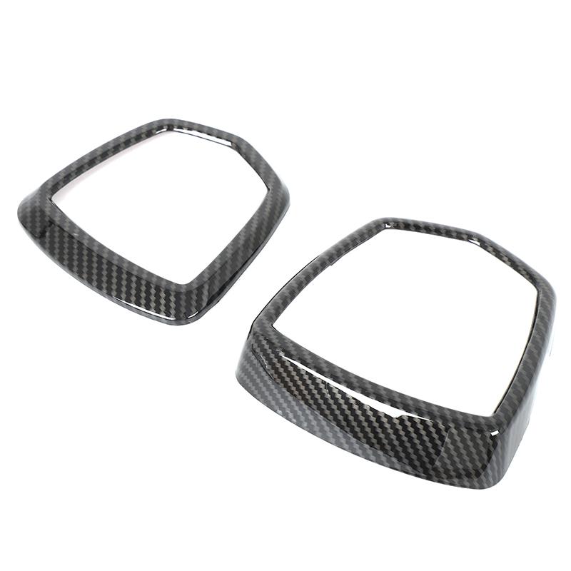 For Fiat Abarth 595 695 2017-2025 ABS Glossy Black  Decoration Ring Front And Rear  Cover Car Stickers