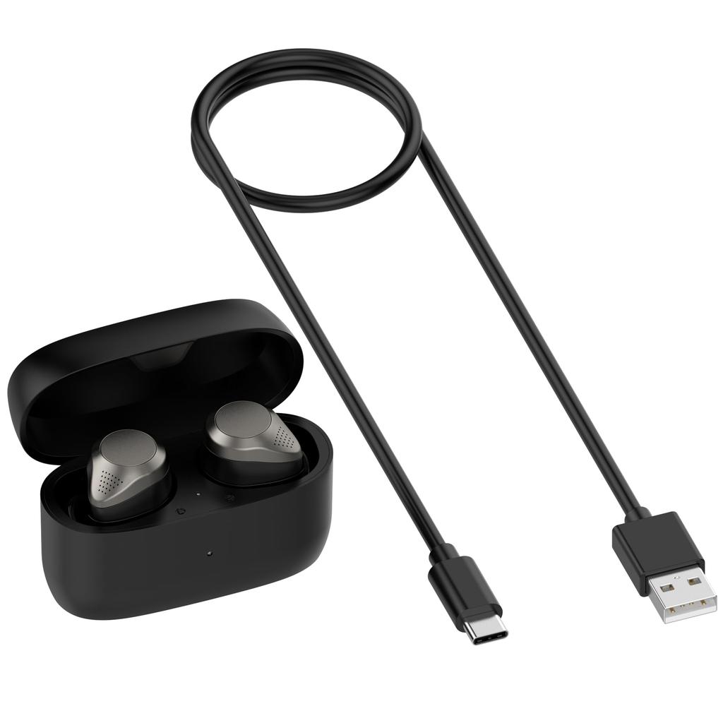 Compatible Jabra Elite 85t Earphone Charging Spare Charging Earphone Storage Charging 590mAH Earphone Replacement Charging Charging Box for Jabra