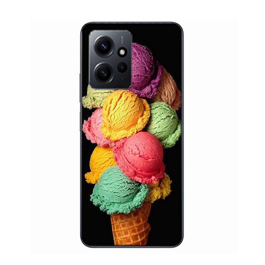 

Colorful Ice Cream and Popsicles Phone Case For Redmi 12 13C 12C 15C 9 10 10C Note 13 Pro Plus 14 15 Pro 9T 9C 9A TPU Soft Cover Redmi Note 12 Pro 4G