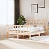 Vidaxl Bed Frame, Solid Pine Wood, 140 X 200 Cm