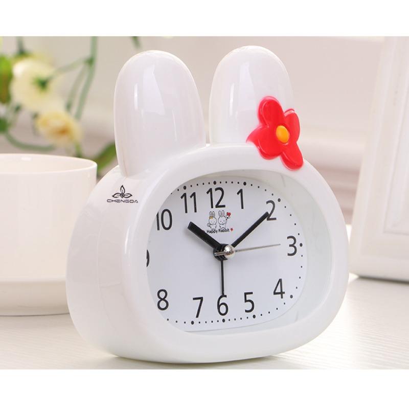 Creative Cartoon Animal Alarm Clock Simple Fashion Colorful Children's Gift Mute Alarm Clock
