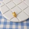 Sterling Silver & Imitation Gold Lotus Bow Star Spacer Beads for Baby Rope Weaving