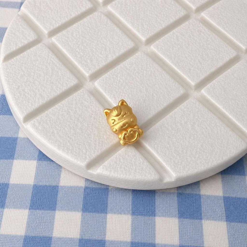 Sterling Silver & Imitation Gold Lotus Bow Star Spacer Beads for Baby Rope Weaving