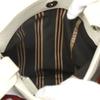 Bally Diagonal Shoulder Belt Shoulder Bag Punching Leather White Women Used