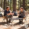 Folding Tourist Table Camping Picnic Table In a Suitcase Aluminum Flip 60