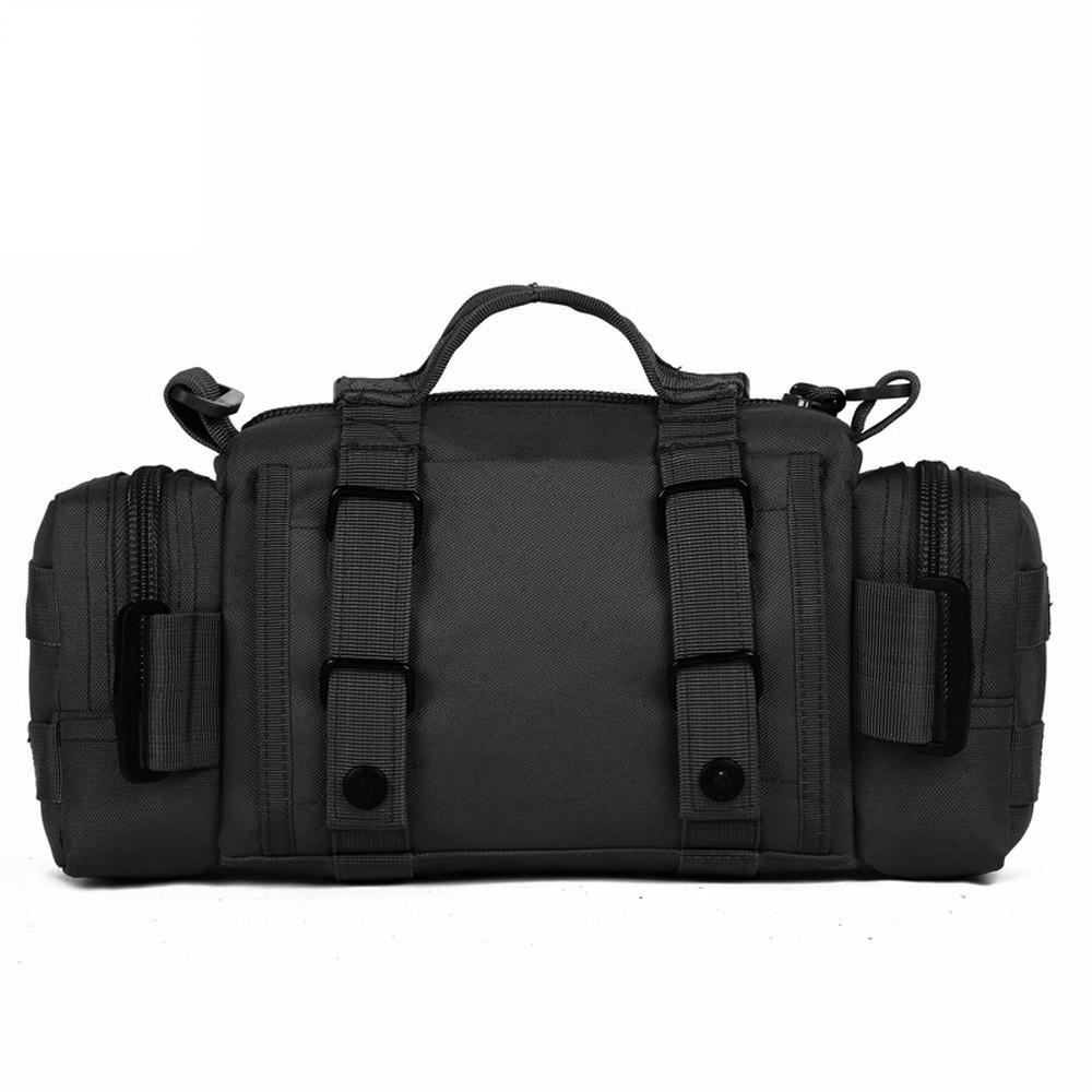 Phoenix Ikki Magic Tactical Handbag with Multiple Camouflage and Waterproof Ideal for and Multifunctional Waist Crossbody and Outdoor Black 3-Way