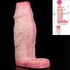 SXXY Realistischer Hohl-Dildo Mit Anti-Drop-Cockring Männlicher Penis-Verlängerungshülse Für Männer Verzögerte Ejakulation Paare Sex-Werkzeuge