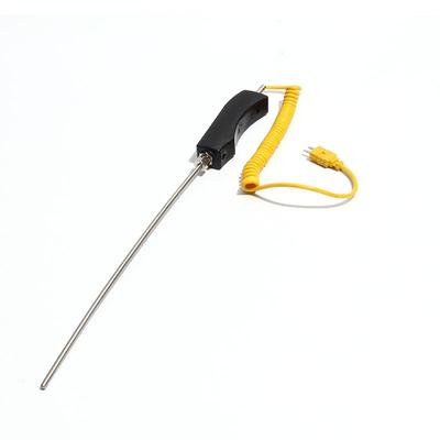 WRNK-187/104MLarge Handle K Type Handheld Armored Thermocouple High Temperature Furnace Probe Measuring Rod Sensor