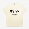MSgm BruShed Logo Men S Short Sleeve Tee 2000mm510 200002 02