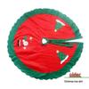 Christmas Non-woven Tree Skirt 90cm - Holiday Apron for Tree Decor