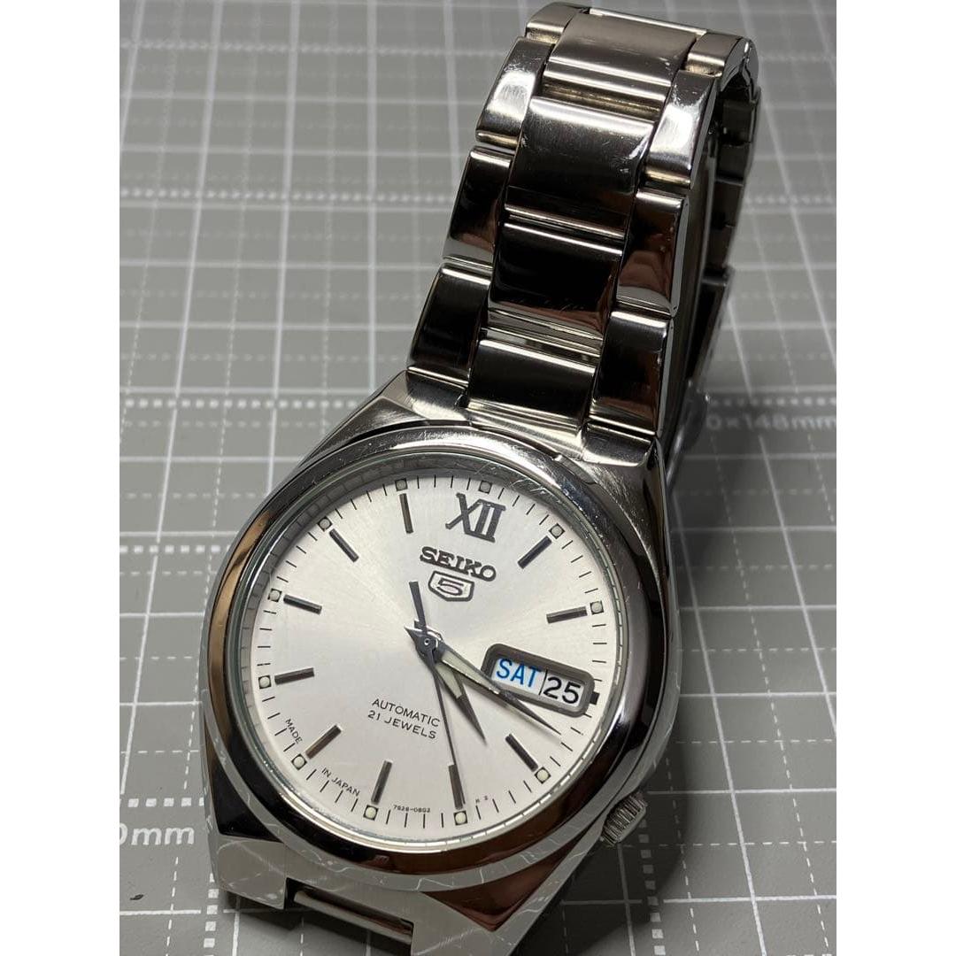 Used [Holiday price] [In operation] SEIKO5 automatic watch 7S26 dolphin hand
