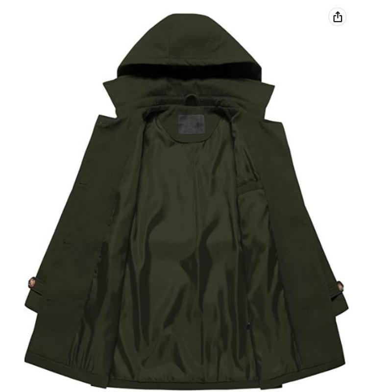 Women's Autumn and Winter Mid-length Warm and Comfortable Hooded Coat