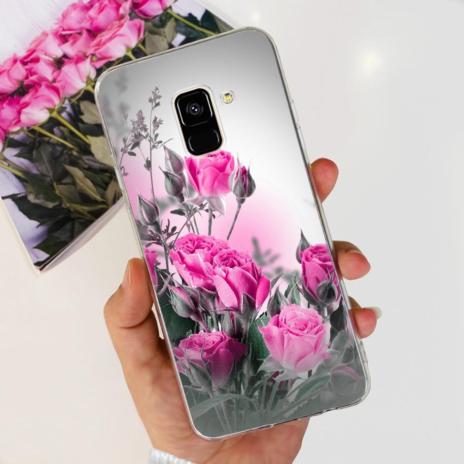 For Samsung Galaxy A6 A8 Plus Case 2018 Case Fashion Butterfly Soft Clear TPU Phone Cover For Samsung A6+ A8+ A 6 A 8 2018 Funda