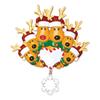 Christmas Tree Family Ornament Hanging Pendant Reindeer DIY Name Card For Holiday Decor Xmas Tree Pendant Crafts Gifts