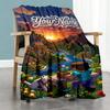 Minecraft Personalized Name Blanket Multipurpose Customizable Blanket Ultrasoft For Home Decor Office Sofa Couch For All Occasions