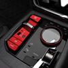 For BMW X3 G45 G48 2025- Made of Alcantara Center Console Gear Shift Button Trim Sticker Tuning Car Interior Decor Accessories