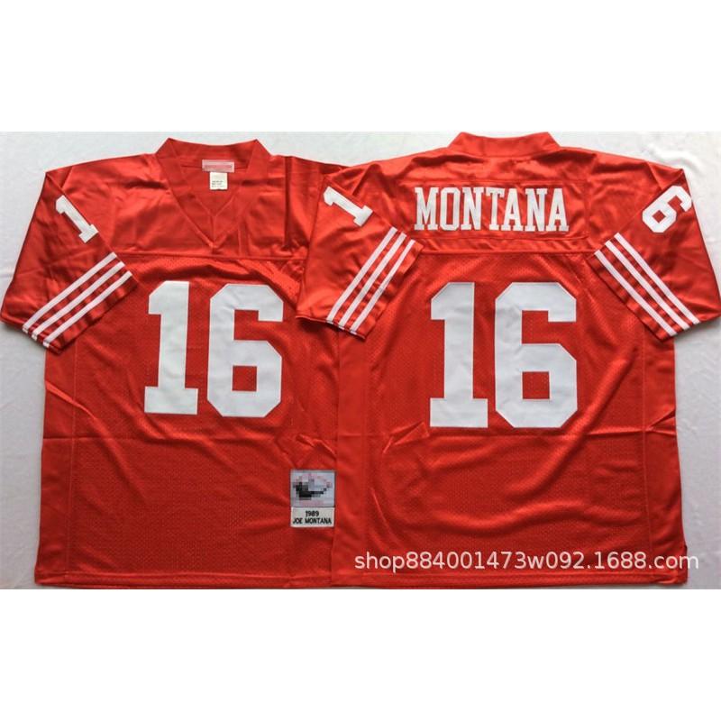 San Francisco 49ers Retro Football Jersey Mens Cotton Blend Training Uniform American Practice Fan Wear