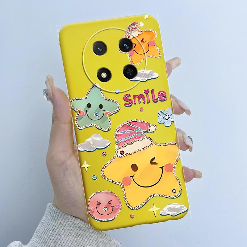 For Honor X9C Case 6.78 inch Bumper Shells Flower Girl Design Soft Silicone Protective Cover for Honor Magic7 Lite Coque fundas