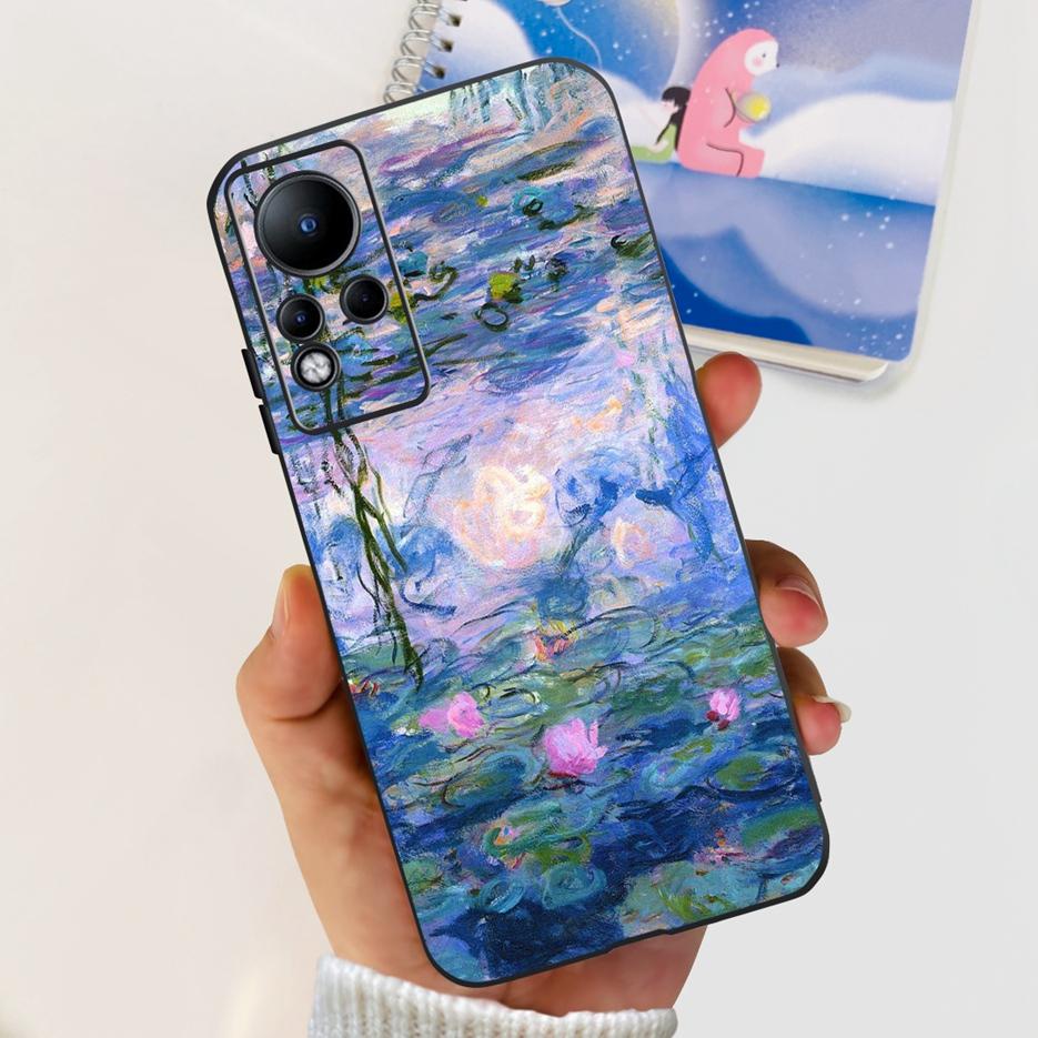 For Infinix Note 11 Case X663 X663B Stylish Painted Back Cover 6.7'' Shockproof Phone Case For Infinix Note 11 Note11 Soft Shell