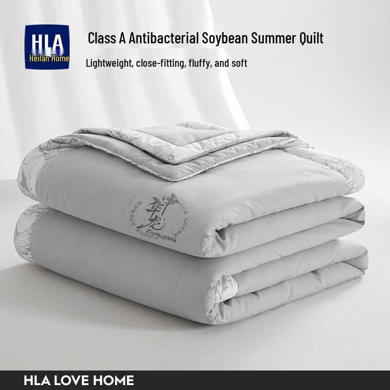 

HILAN HOME Antibacterial Chinese Dragon Soybean Fiber Summer Quilt