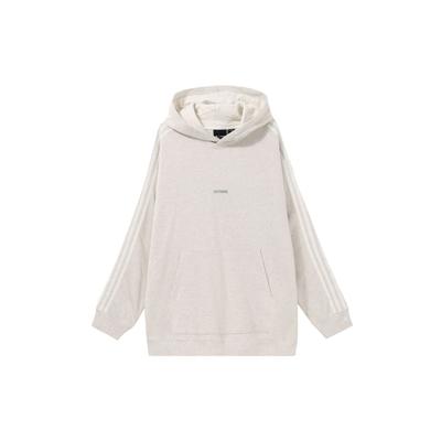 adidas X Ivy Park Felpa con Cappuccio Stampa Logo Riflettente Ivy Park Unisex Top Beige H21209