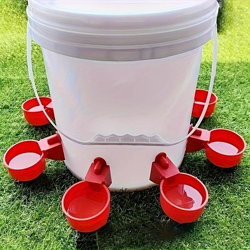 Automatic Poultry Drinker Chicken Drinking System Duck Water Dispenser Goose Turkey Rabbit Self Filling Feeding Drinking Bowl