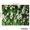 2D Hanging White Flower Green Foliage Photography Background Cloth