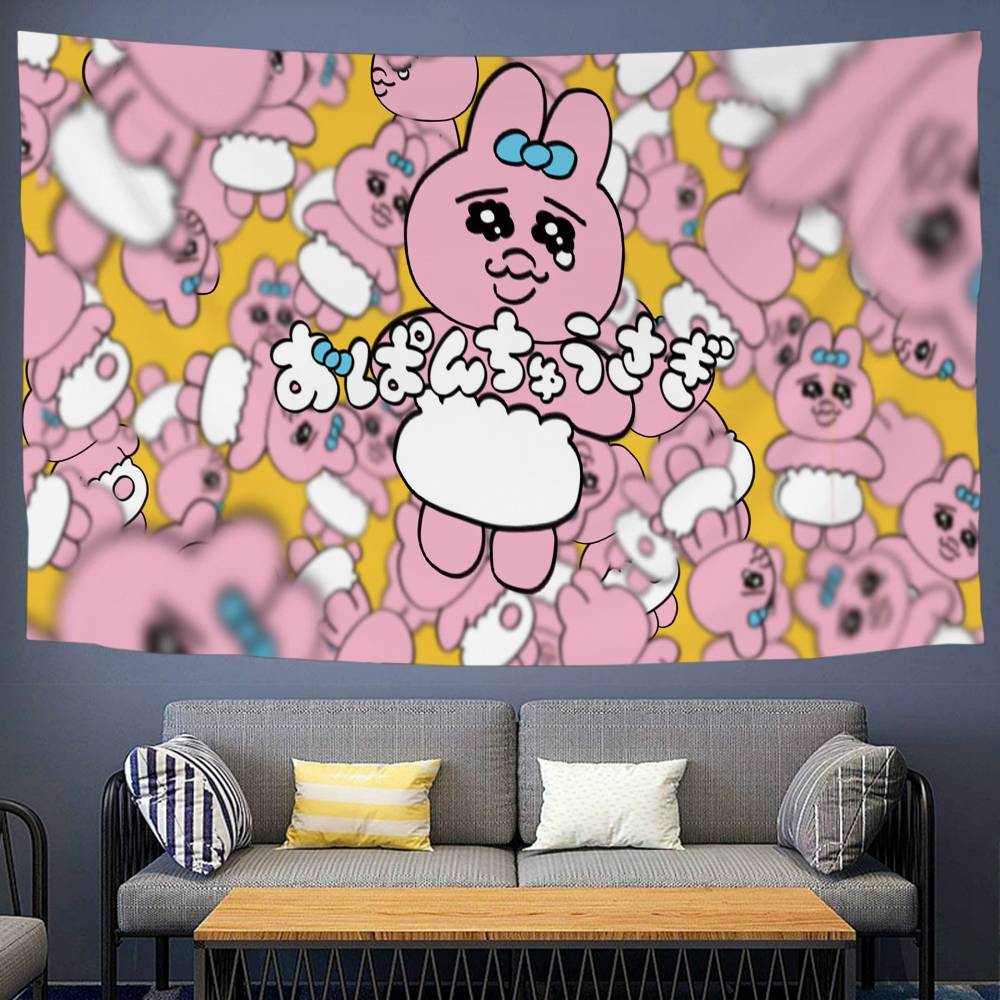 Cartoon OOpanchu Hanging Bohemian Tapestry Hanging Tarot Hippie Wall Rugs Dorm Wall Hanging Home Decor