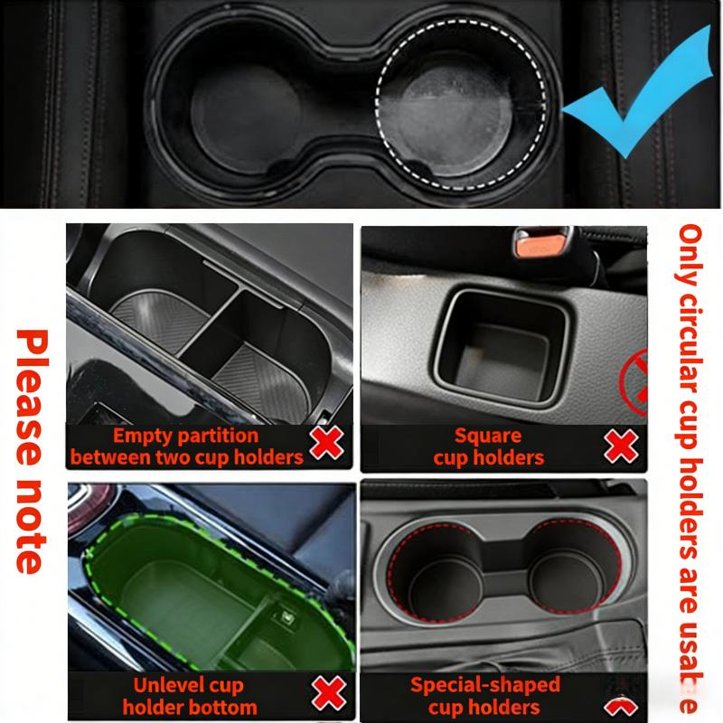 For Round Car Cup Holders, Car Cup Holder Tray, Rotatable Small Dining Table, Coffee & Drink Holder, 2-in-1 Phone Storage